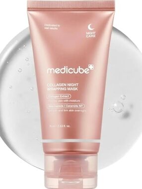 New In Box Medicube Collagen Night Wrapping Mask 75ML Korean Skincare Overnight
